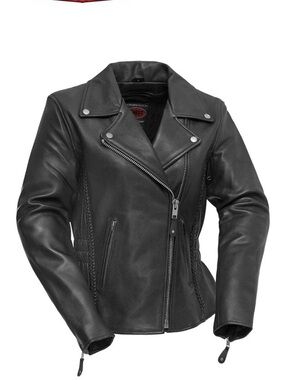 First MFG ALLURE WOMEN'S‎ MOTORCYCLE LEATHER JACKET